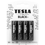 Tesla black + Mπαταρία Αλκαλική ΑΑ 4τεμ