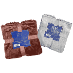 Home Comfort Premium Κουβέρτα Flannel Πον Πον Διάφορα Χρώματα 160x220cm