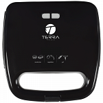 Τerra Τοστιέρα 2 Θέσεων Μαύρη 750W