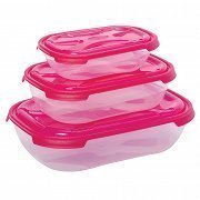 Κύκλωψ Fresco Φαγητοδοχείο Ορθογώνιο Σετ 3 τεμ