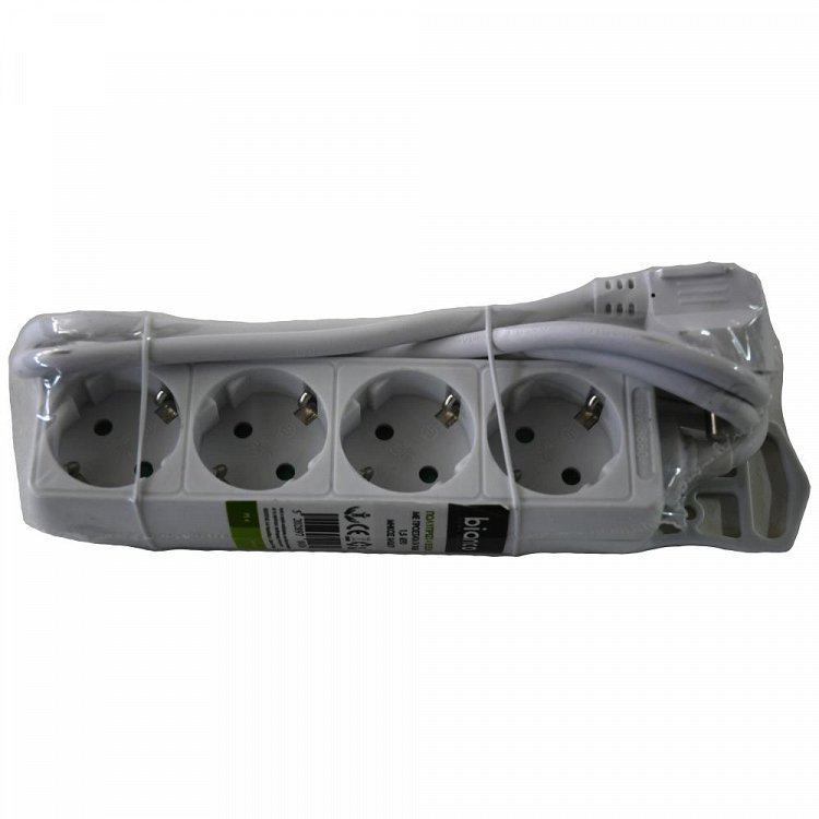 Bianco Πολύπριζο 4 Θέσεων Σούκο Λευκό