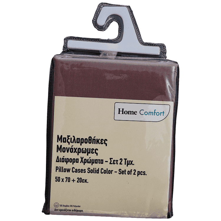 Home Comfort Μαξιλαροθήκες Dusty Pink 50x70cm Σετ 2