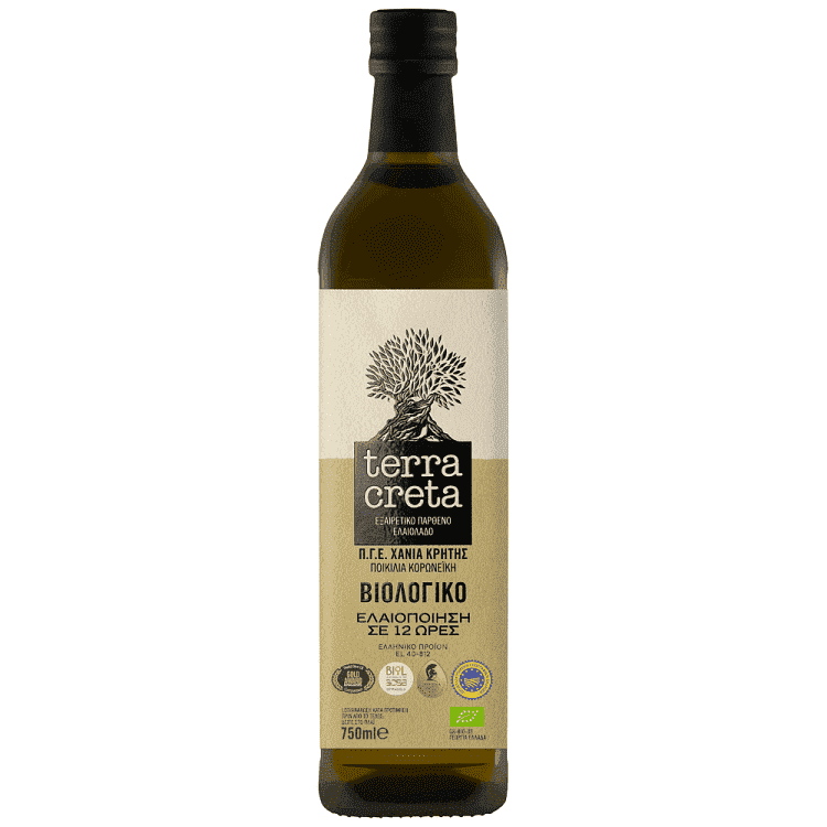 Terra Creta Ελαιόλαδο Bio ΠΓΕ Χανίων 750ml