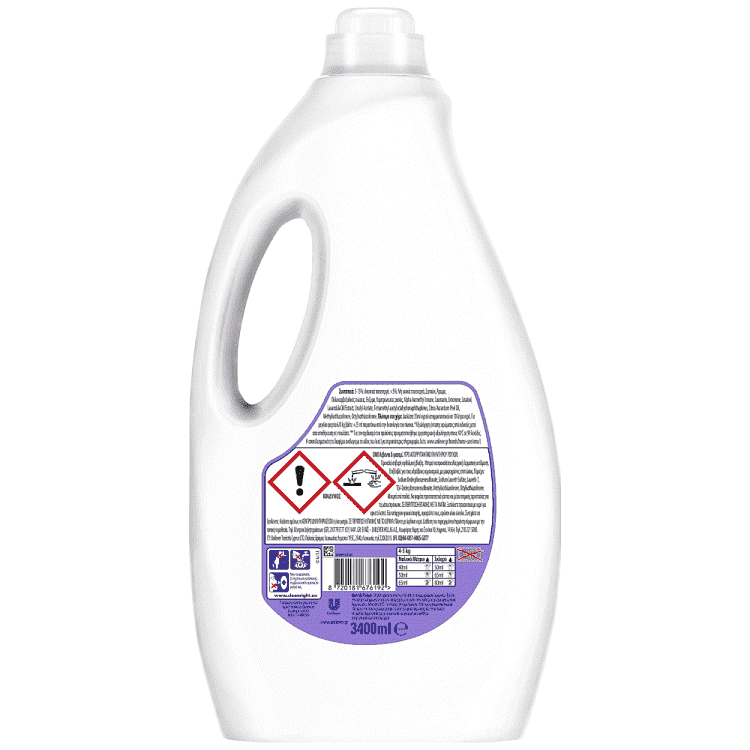 Omo Υγρό Απορρυπαντικό Πλυντηρίου Ρούχων Λεβάντα 68μεζ 3,4lt