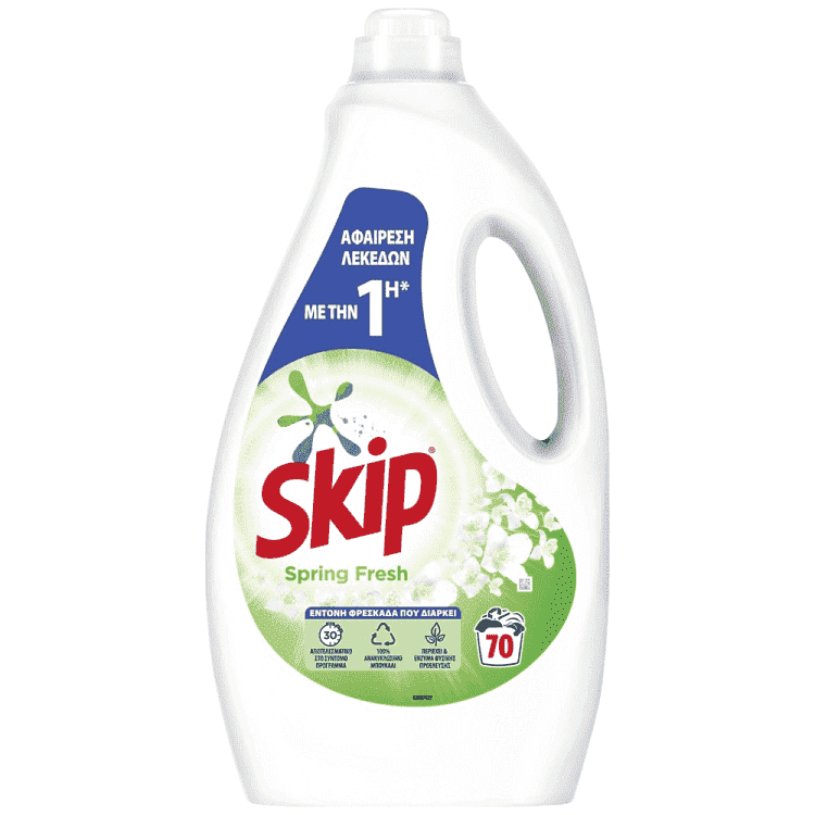 Skip Υγρό Απορρυπαντικό Ρούχων Spring Fresh 70μεζ. 3,5lt