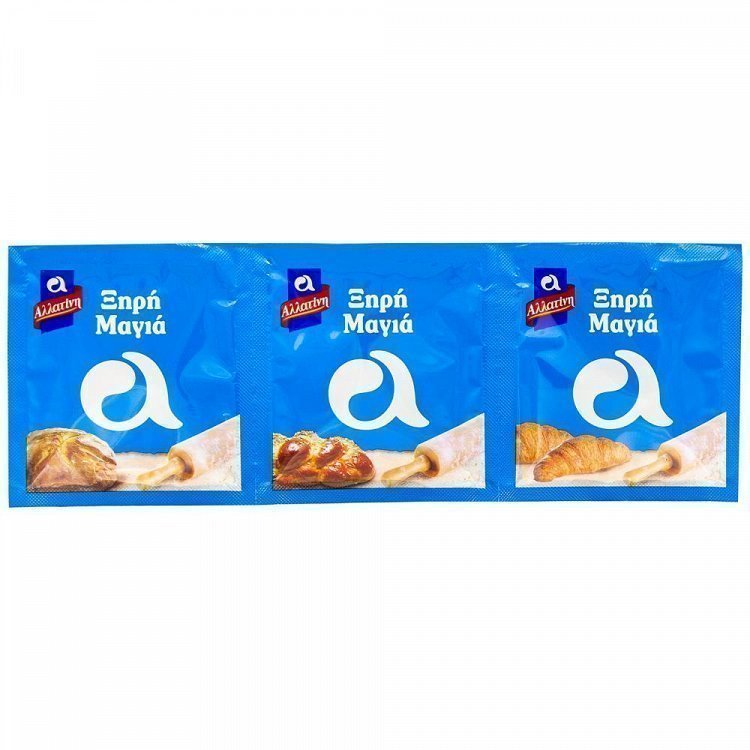 Αλλατίνη Ξηρή Μαγιά 3x27gr