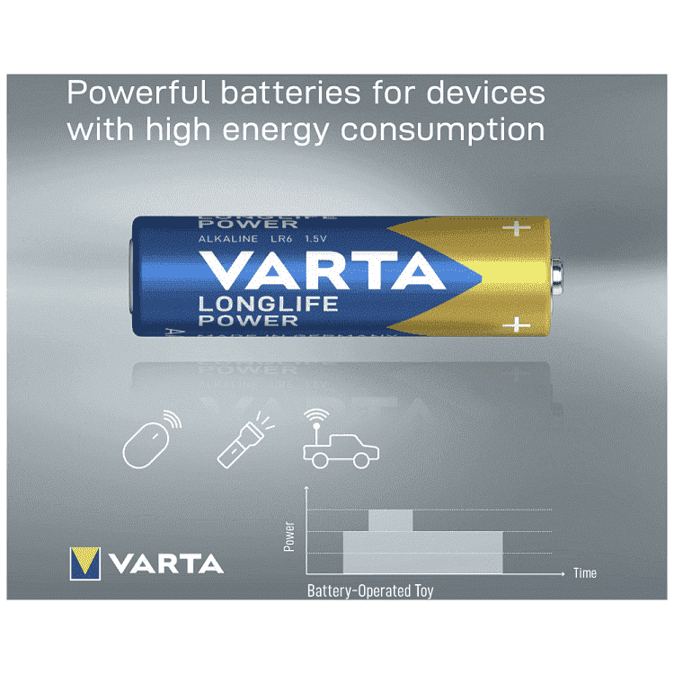 Varta Longlife Power Alkaline AAA 6τεμ