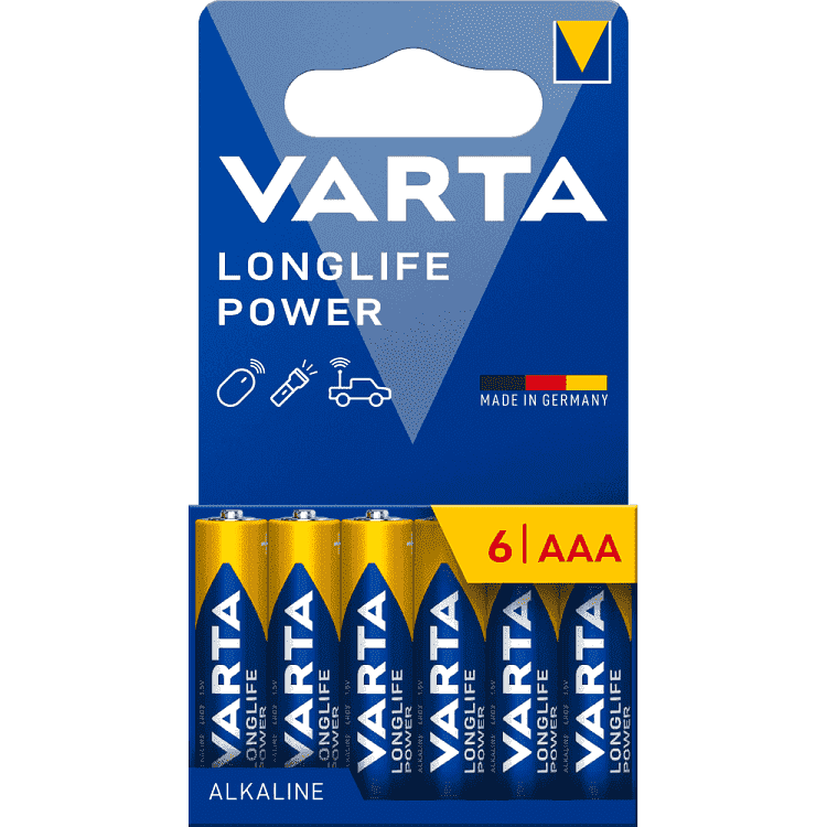 Varta Longlife Power Alkaline AAA 6τεμ