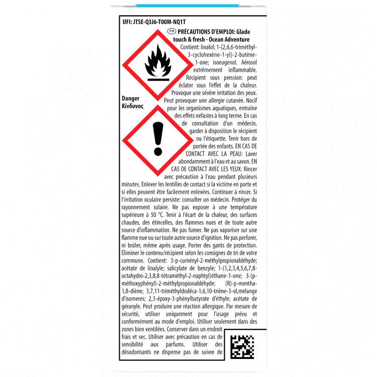 Glade Touch & Fresh Αποσμητικό Μπάνιου Ocean Adventure Ανταλλακτικό