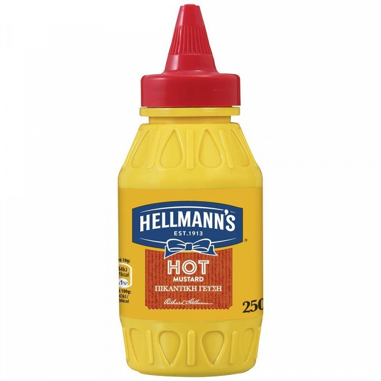 Hellmann's Μουστάρδα Πικάντικη 250gr