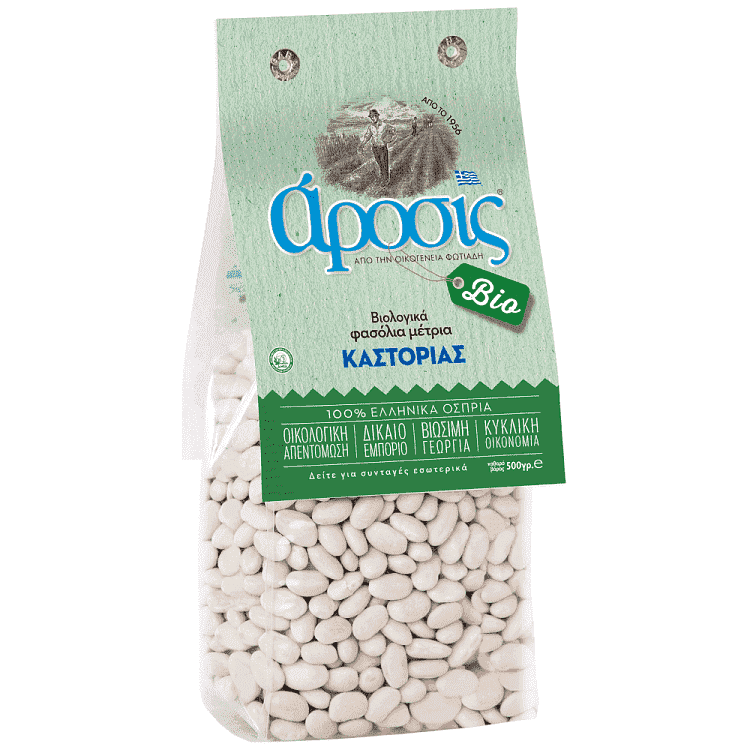 Άροσις Βιολογικά Φασόλια Μέτρια Καστοριάς 500gr
