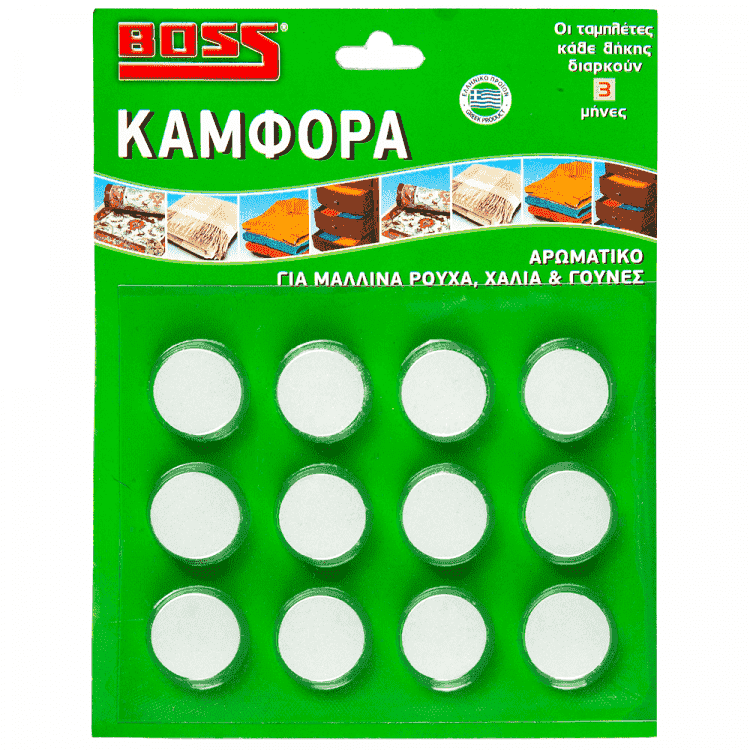 Boss Καμφόρα σε Πλακέτα 12τεμ