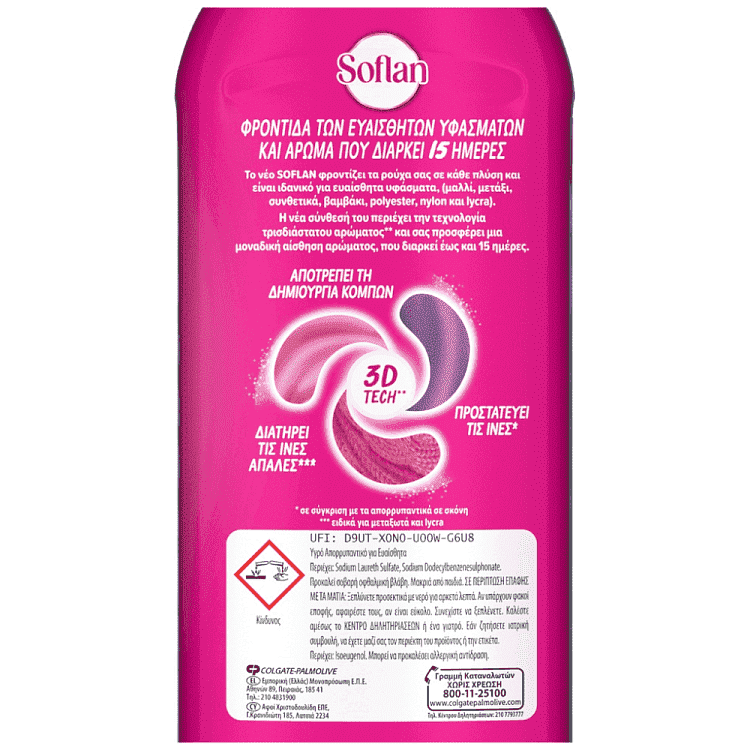 Soflan Υγρό Απορρυπαντικό Classic 24μεζ 960ml