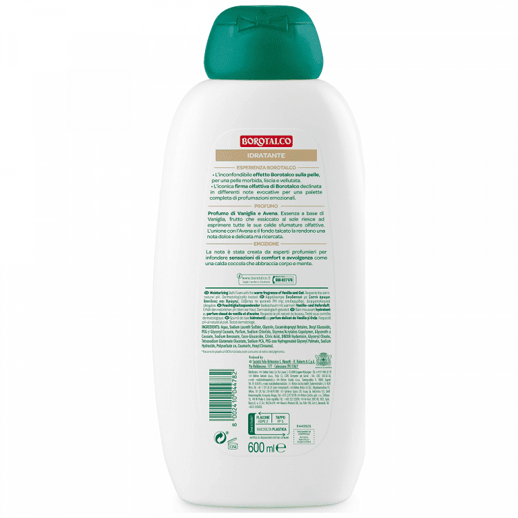 Borotalco Αφρόλουτρο Moisturizing 600ml