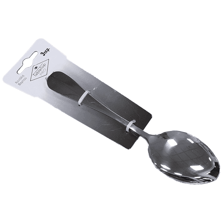 Tabletop Pro Perseus Κουτάλι Φαγητού Inox 3Τεμάχια
