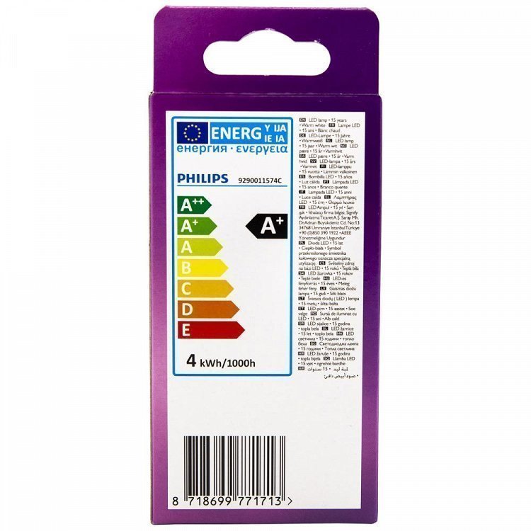 Philips Λάμπα Led Κερί Θερμού Φωτός 25W B35 Ε14 WW FR ND 1SR