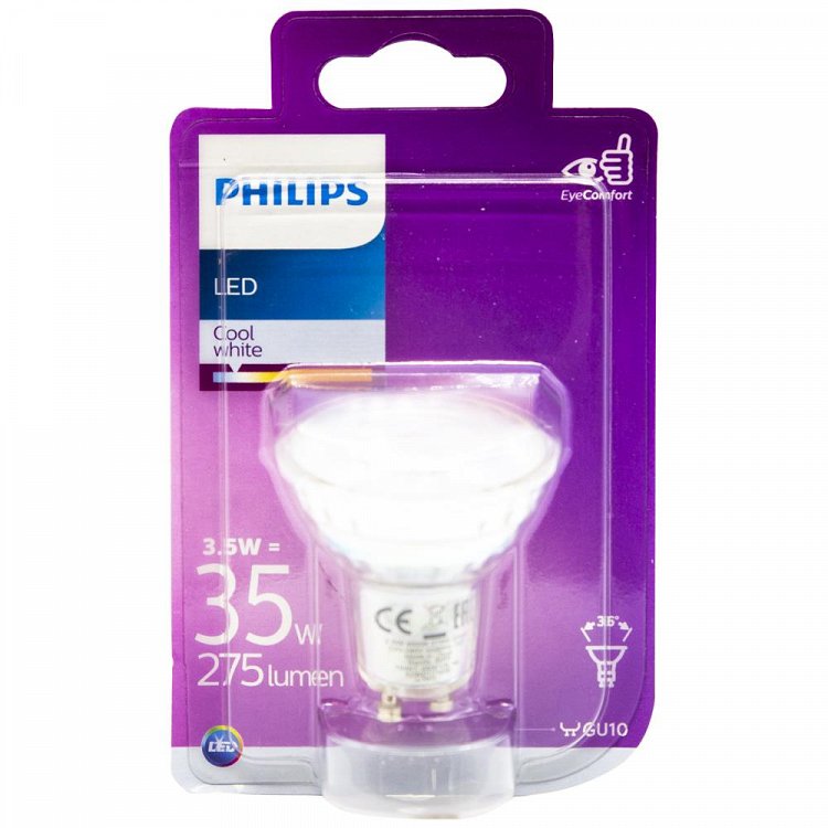 Philips Λάμπα Led 35W GU10 White