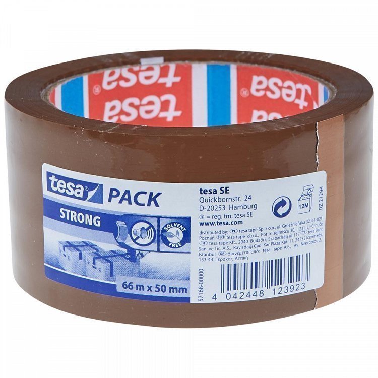 Tesa Ταινία Συσκευασίας Καφέ 50mmX66m N57168