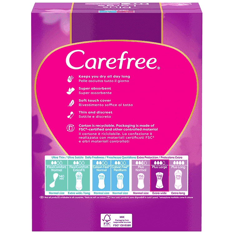 Carefree Large Plus Σερβιετάκια 48τεμ