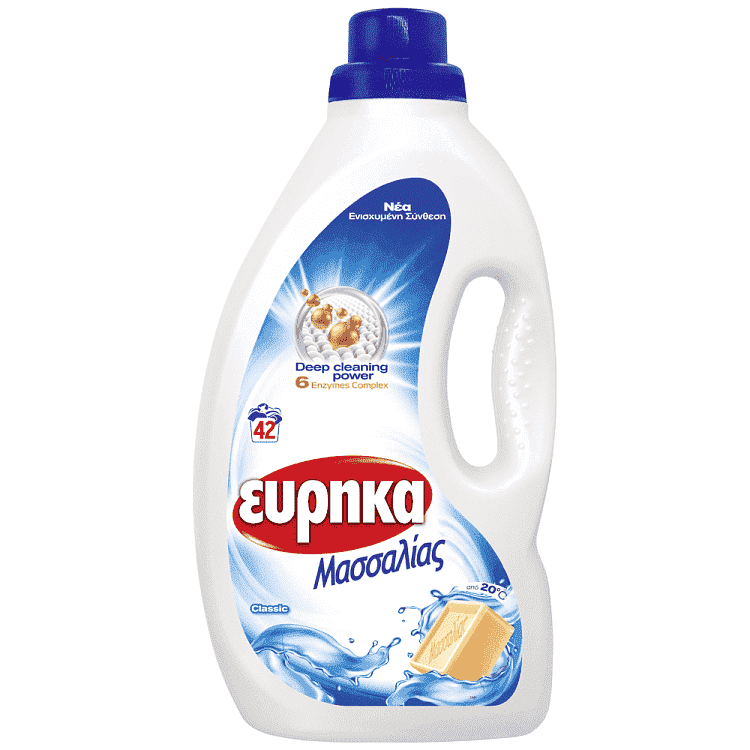 Εύρηκα Μασσαλίας Υγρό Απορρυπαντικό 42μεζ 1,663lt