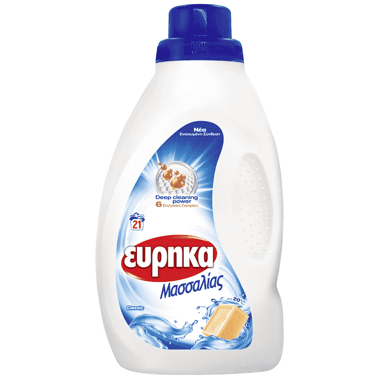 Εύρηκα Μασσαλίας Υγρό Απορρυπαντικό 21μεζ 832ml