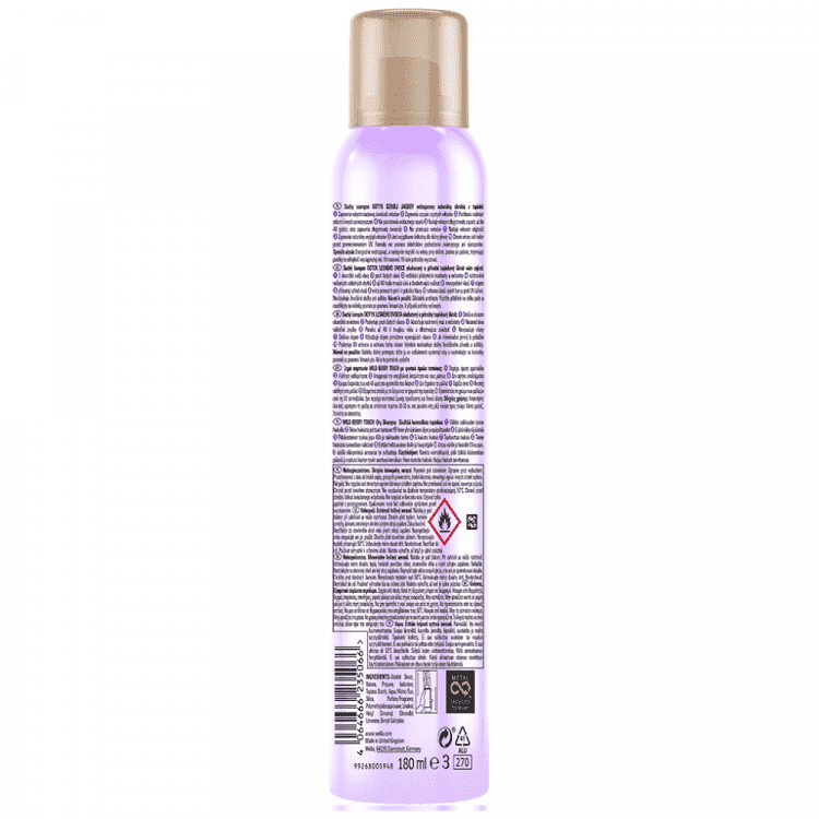 Wellaflex Dry Shampoo Wild Berry Touch 180ml