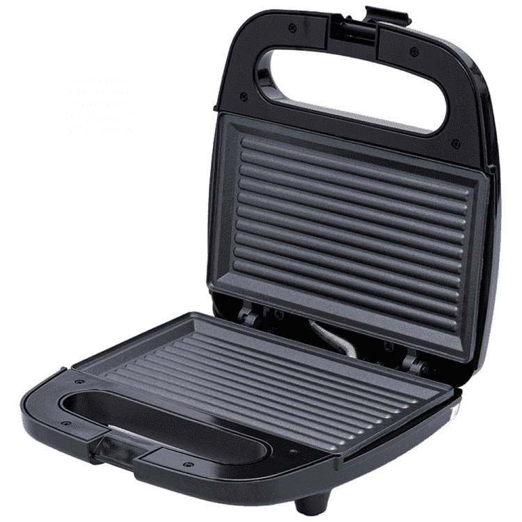 Τerra Τοστιέρα 2 Θέσεων Μαύρη 750W