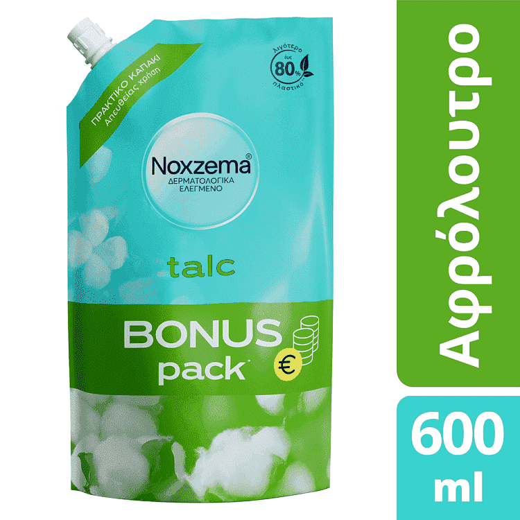 Noxzema Αφρόλουτρο Talc 600ml