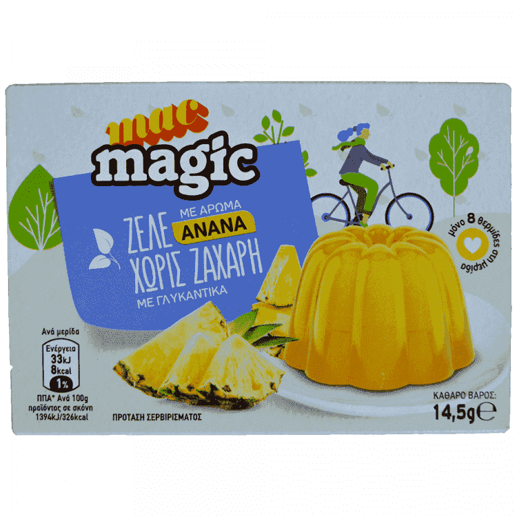 Mac Magic Ζελέ Άρωμα Ανανά Χωρίς Ζάχαρη 14,5gr
