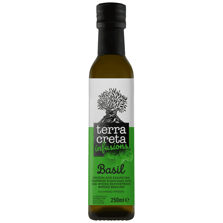Terra Creta Εξαιρετικό Παρθένο Ελαιόλαδο Με Βασιλικό 250ml