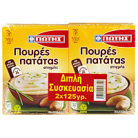 Γιώτης Πουρές Πατάτας Διπλή Συσκευασία 2x125gr