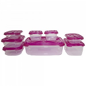 Κύκλωψ Fresco Φαγητοδοχείο Ορθογώνιο Σετ 8τεμ