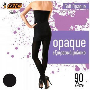 BIC Opaque Καλσόν Ελαστικό Μαύρο 90D Small