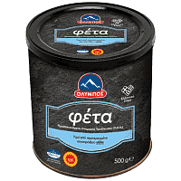Όλυμπος Φέτα Π.0.Π Μεταλλικό Δοχείο 500gr