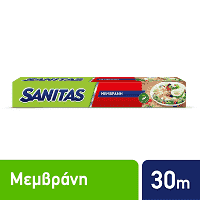 Sanitas Κλασική Διαφανής Μεμβράνη Εύκολο Κόψιμο 30m