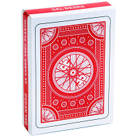 Dal Negro Τράπουλα Πλαστική Κόκκινη Ruote