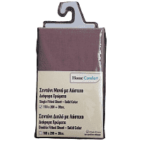 Home Comfort Σεντόνι Με Λάστιχο Dusty Pink 110x200+30cm