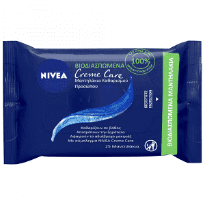 Nivea Creme Care Μαντηλάκια Καθαρισμού 25τεμ