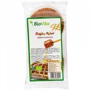 Biovita Βάφλες Με Μέλι Χωρίς Ζάχαρη 175gr