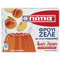 Γιώτης Φρούι Ζελέ Ροδάκινο Χωρίς Ζάχαρη 14,5gr