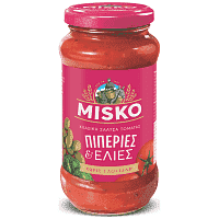 Misko Σάλτσα Πιπεριές & Ελιές 500gr