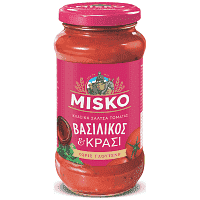 Misko Σάλτσα Βασιλικός & Κρασί 500gr