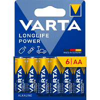 Varta Longlife Power Alkaline AA 6τεμ