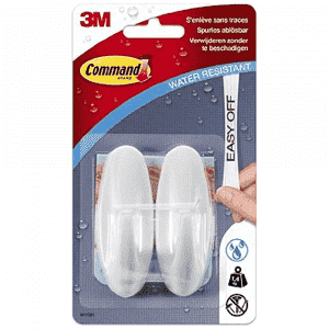 Command Γαντζάκι Μπάνιου Μεσαίο 2τεμ