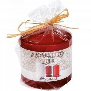 Saitis Κερί Κορμός Αρωματικός Κανέλλα Πορτοκάλι 6cm