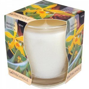 Saitis Κερί Αρωματικό Ποτήρι Βανίλια 165ml