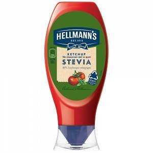 Hellmann's Κέτσαπ Με Στέβια Top Down 465gr