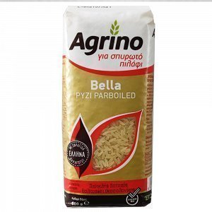 Agrino Ρύζι Parboiled Bella Για Σπυρωτό Πιλάφι Ελλάδος 500gr
