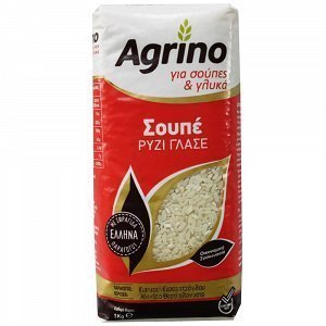 Agrino Ρύζι Σουπέ Γλασσέ Για Σούπες Και Γλυκά Ελλάδος 1kg