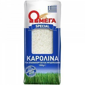 Ωμέγα Special Ρύζι Καρολίνα Εγχώριο 1kg